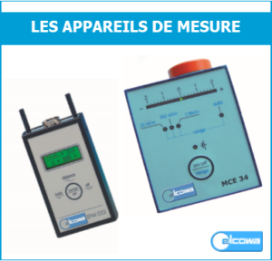 Static Control pour mesurer l'électricité statique présente sur