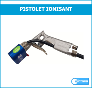 pistolet à air ionisant