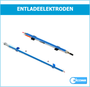 Stab ionisierende Entladungselektrode